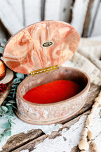 Handcrafted Incolay Jewelry Box