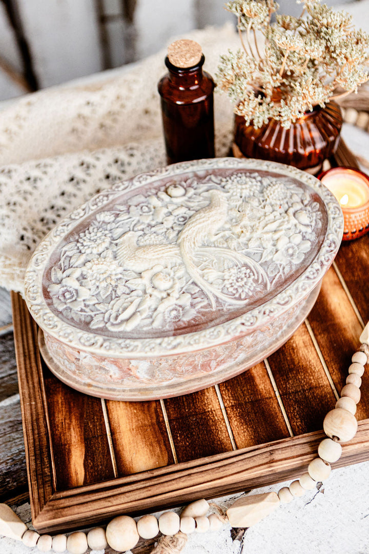 Handcrafted Incolay Jewelry Box