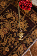 Victorian Woman Profile Necklace